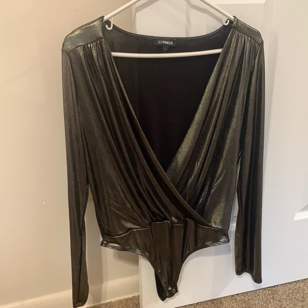 Gold shiny bodysuit